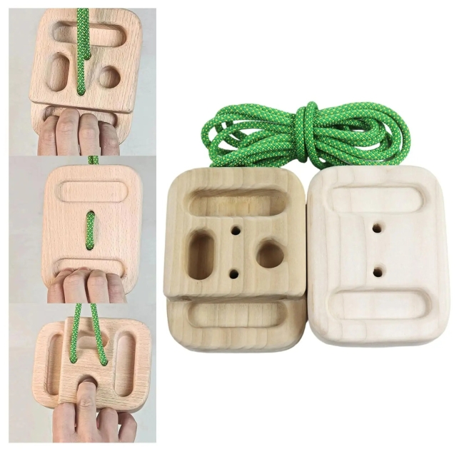 The Pulling Block – Portable No-Hang Finger Trainer &amp; Edge Lift for Climbers